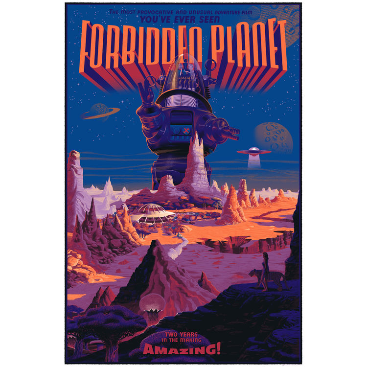Forbidden Planet - Variant by Laurent Durieux
