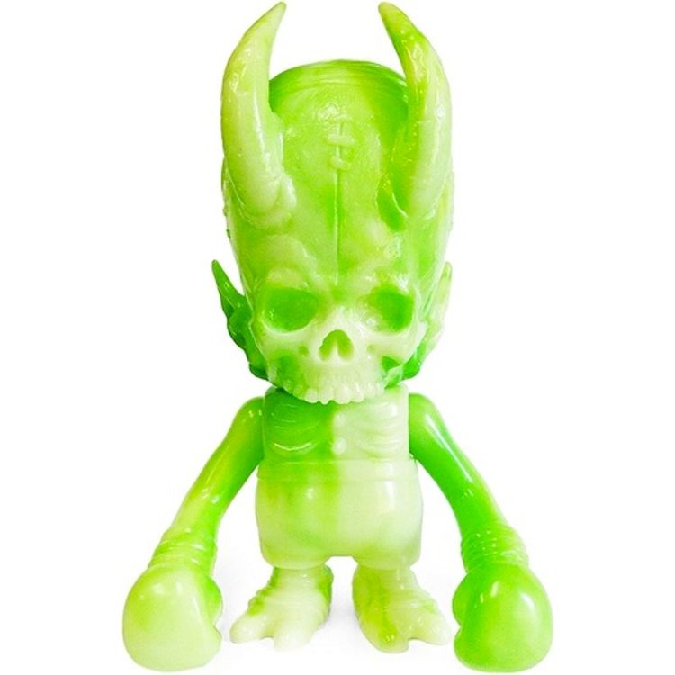 Skull Hevi Fighter - Green Marble by Pushead (Brian Schroeder)