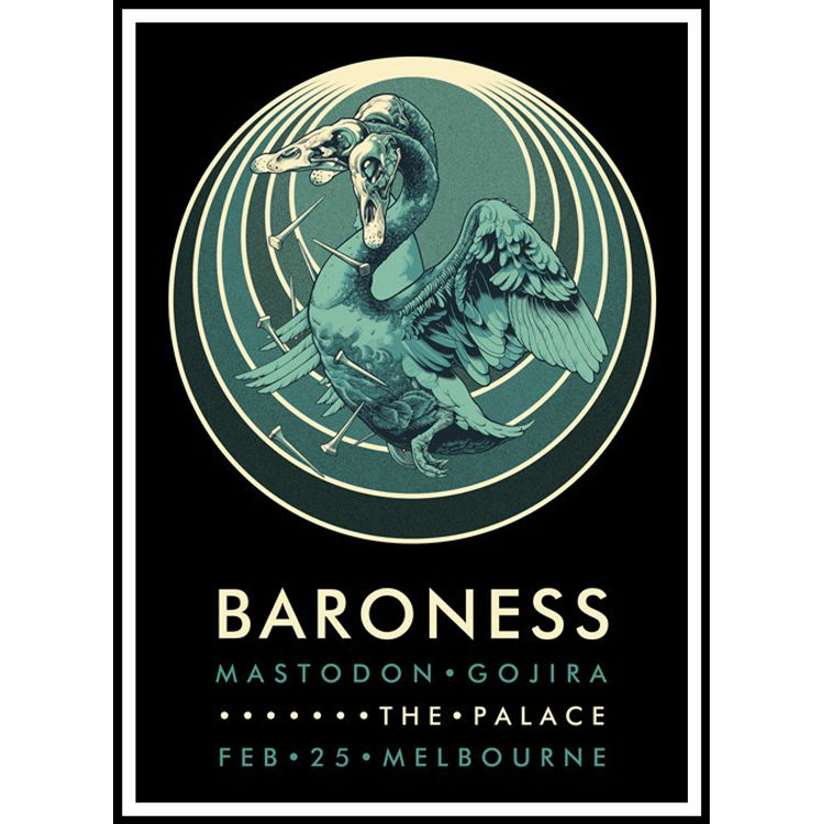 Baroness – Melbourne 2014 by John Baizley