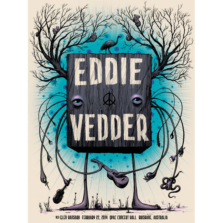 Eddie Vedder – Brisbane 2014 by Jeff Soto