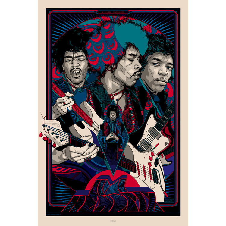 Jimi Hendrix by Tyler Stout