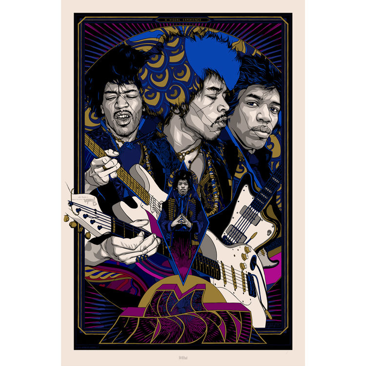 Jimi Hendrix - Variant by Tyler Stout