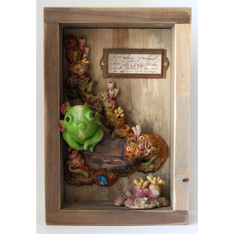 Green Watery Gravebeast Diorama by Sawdust Bear (Shing Yin Khor)