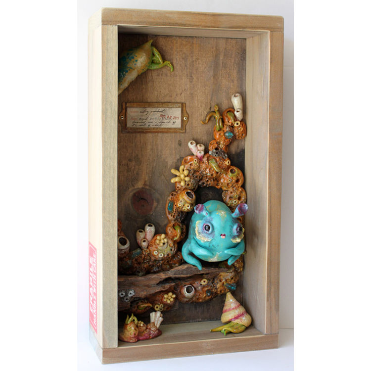 Blue Watery Gravebeast Diorama by Sawdust Bear (Shing Yin Khor)