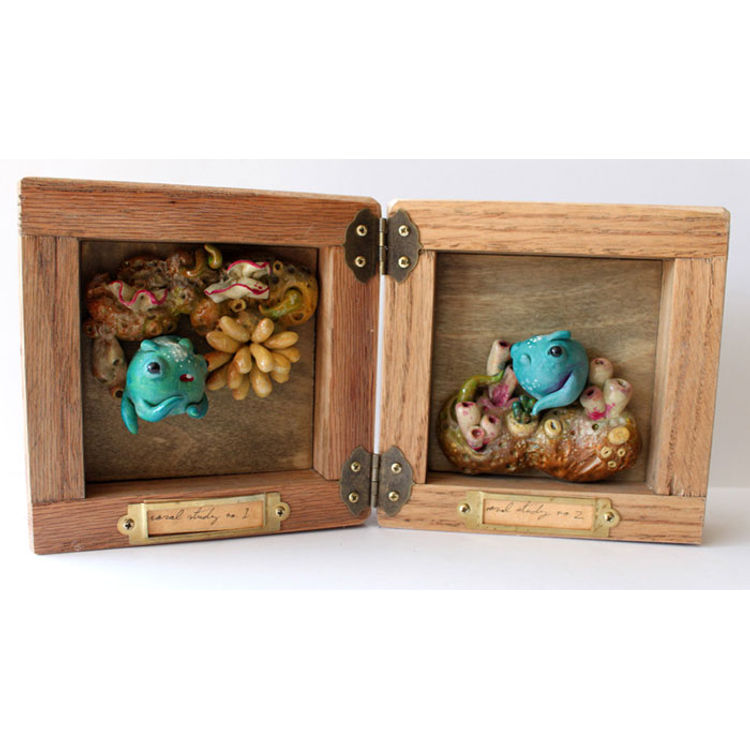 Coral Studies 1 and 2 by Sawdust Bear (Shing Yin Khor)