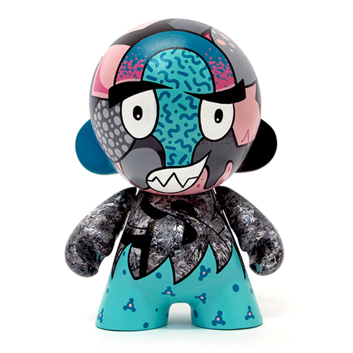 Teal Graffiti Munny