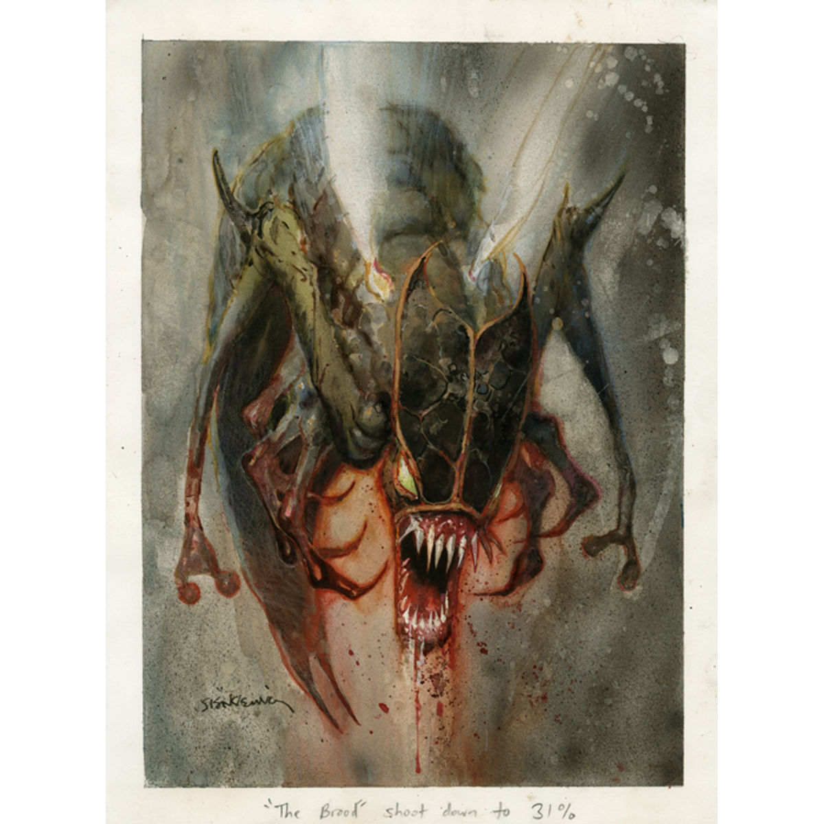 The Brood Watercolor