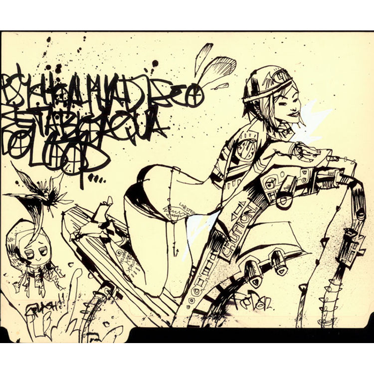 SUB GIRL: UNDERWATER BOOGIE by Jim Mahfood