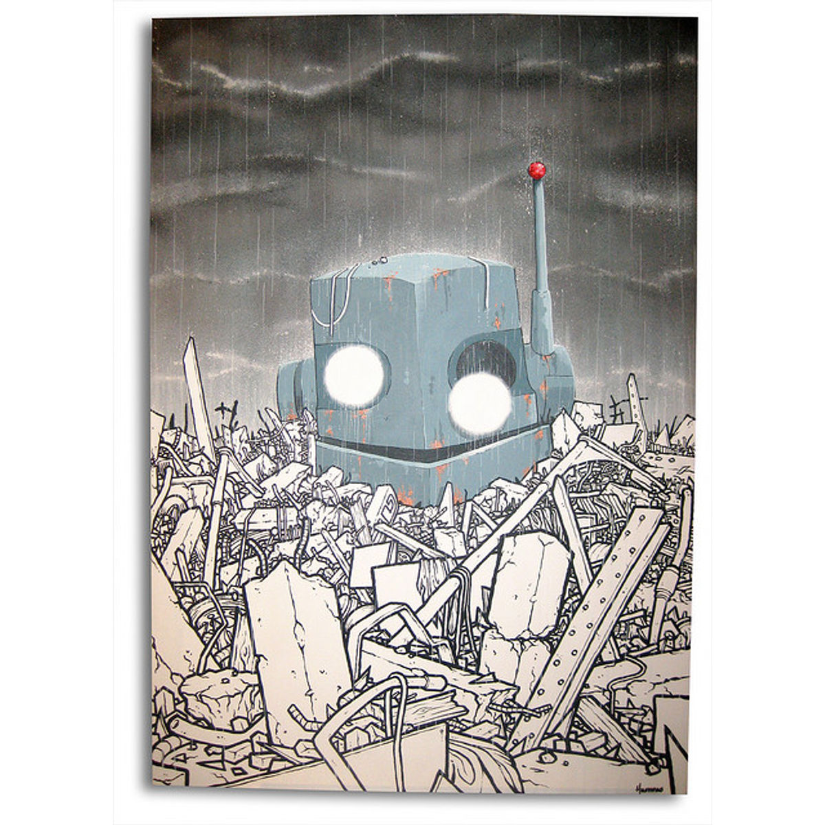 Where My House Used To Be. Rain.