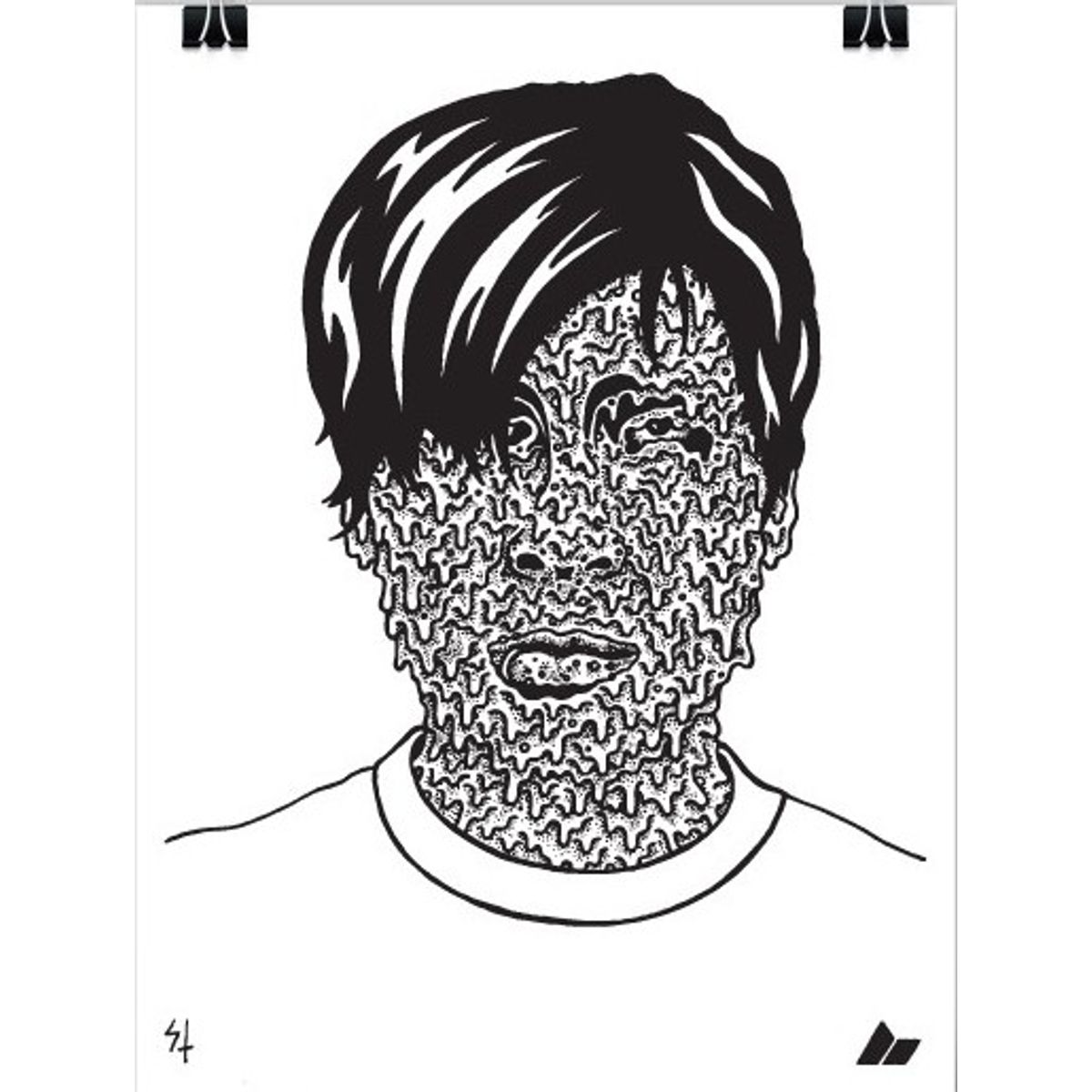 Sketchy Tank x Tom Delonge Print