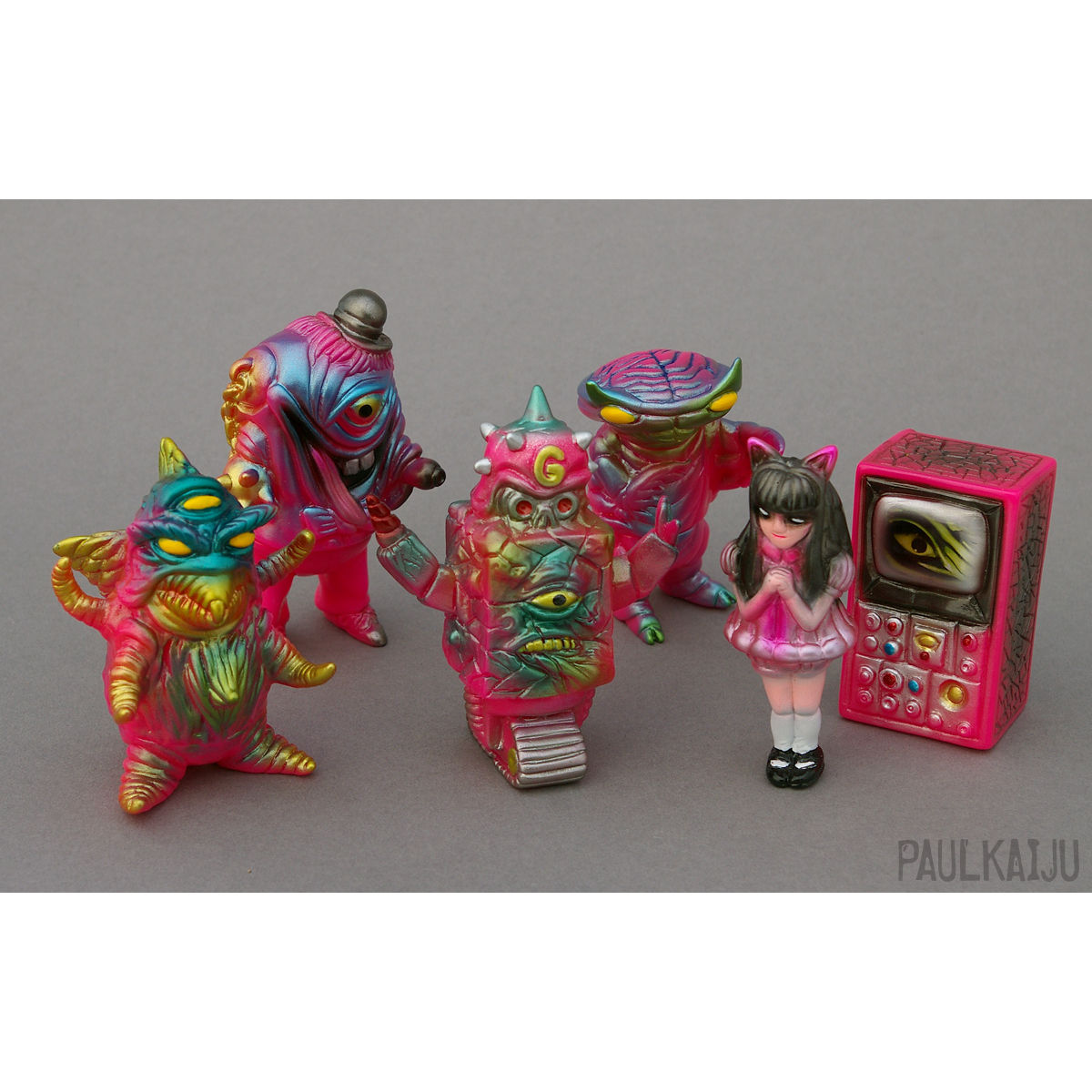 Gobocon - pink painted set