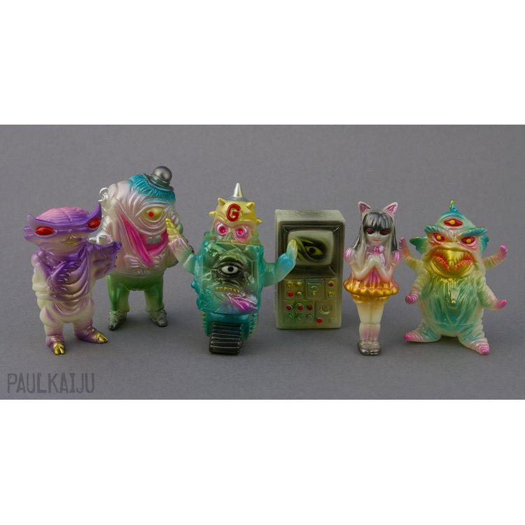 Gobocon - glow painted set by Paul Kaiju
