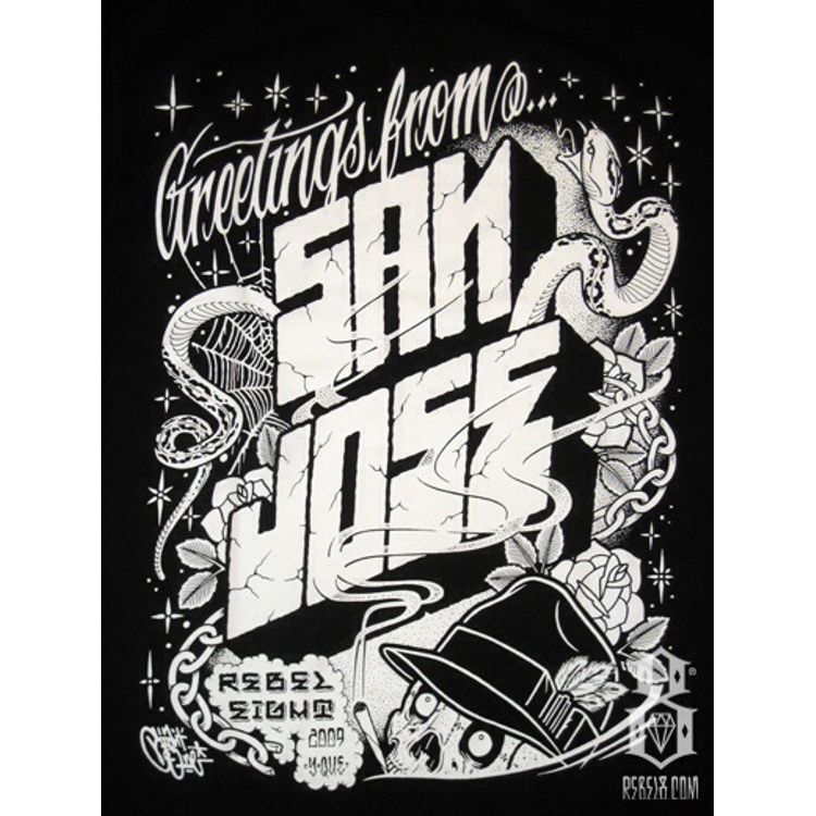 Greetings From San Jose by Mike Giant