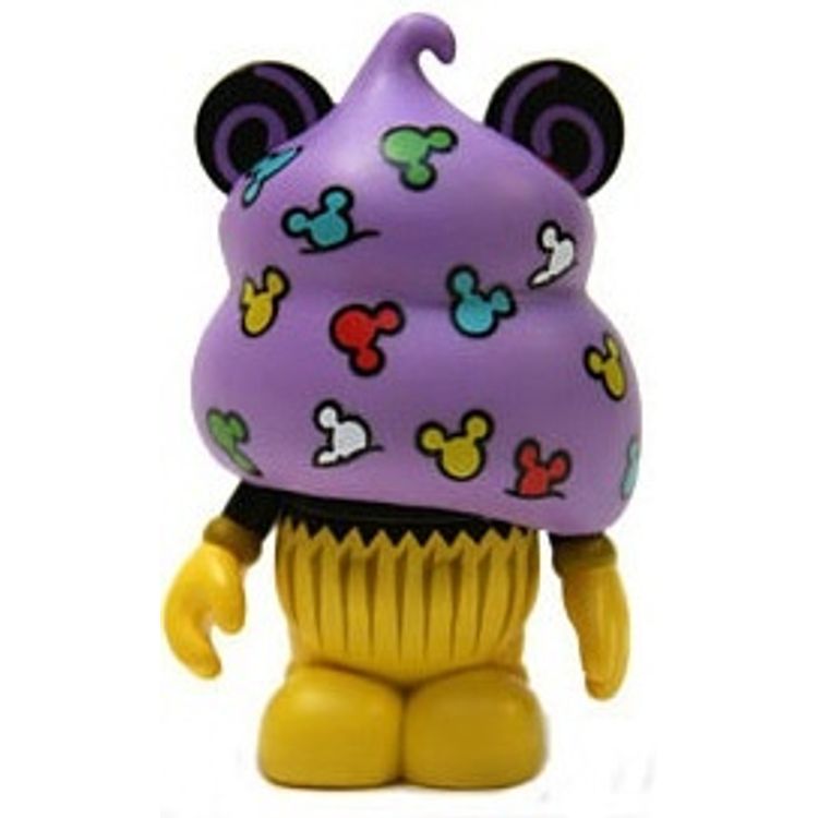 Mickey Purple Cupcake by Susan Foy