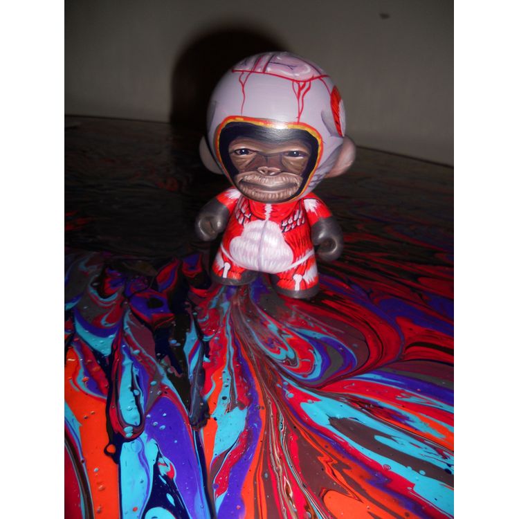 Mini Monkey (mini version of his "Monkey Mega Munny") by Coolvader