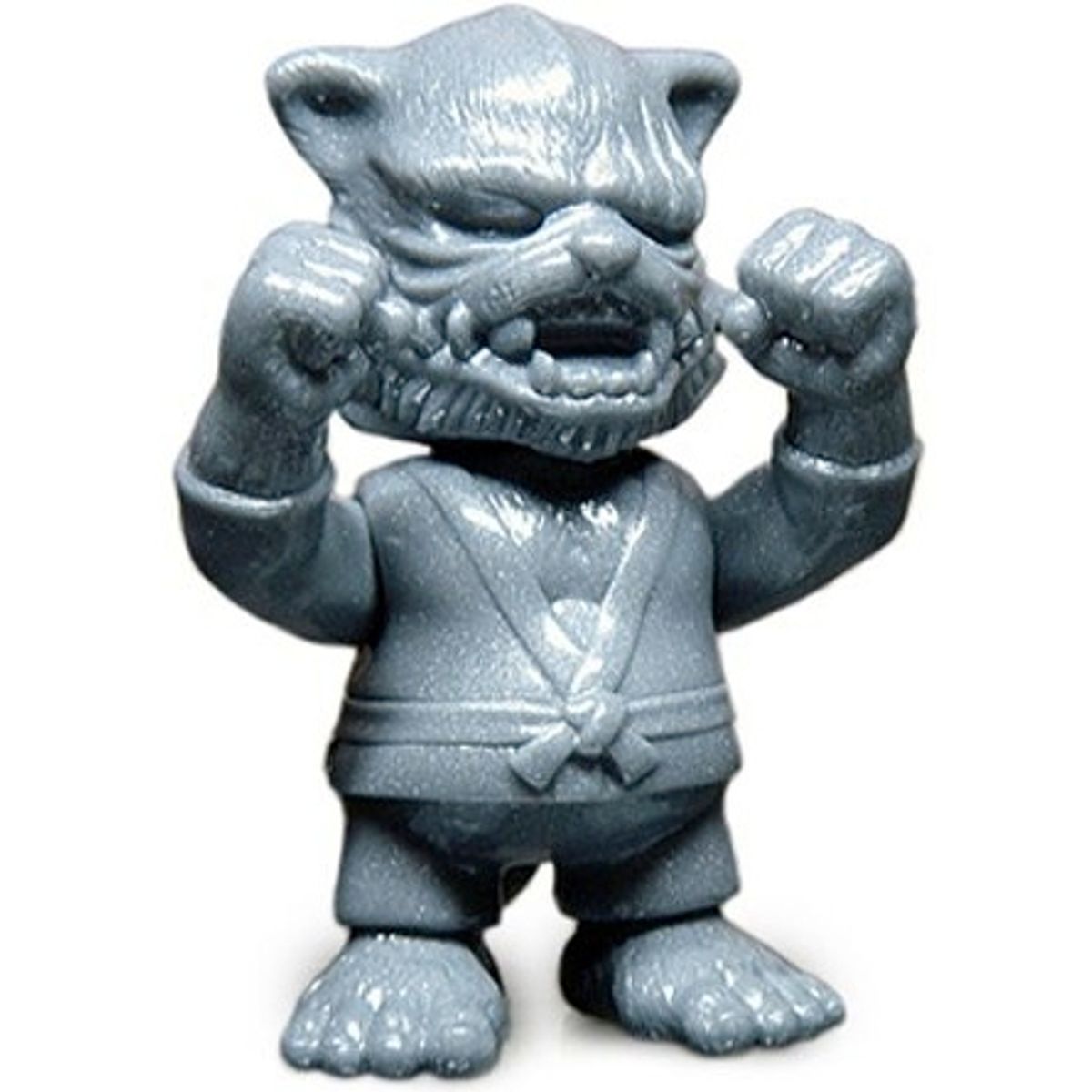 Karate Master Wheel Barrow - Oxidized Silver