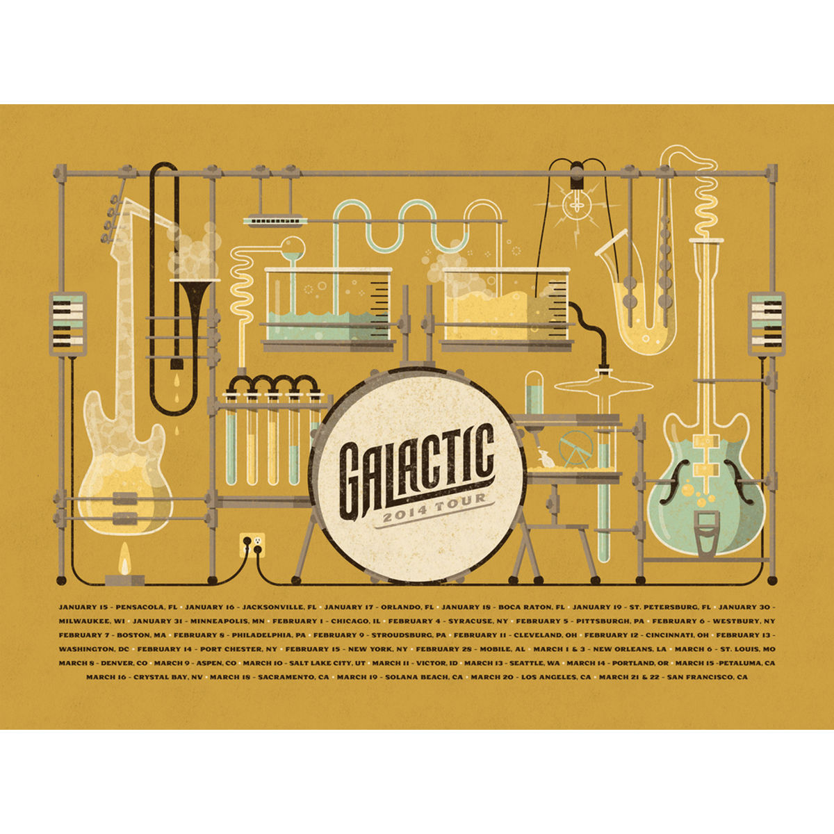 Galactic 2014 Tour