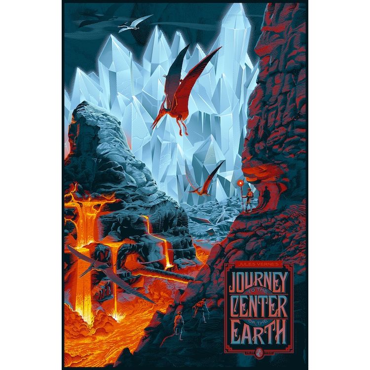 Journey to the Center of the Earth - Variant by Laurent Durieux