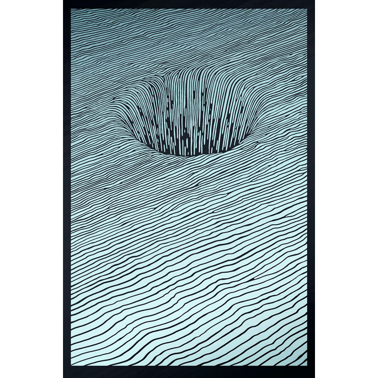 Holes - Blue by Brendan Monroe