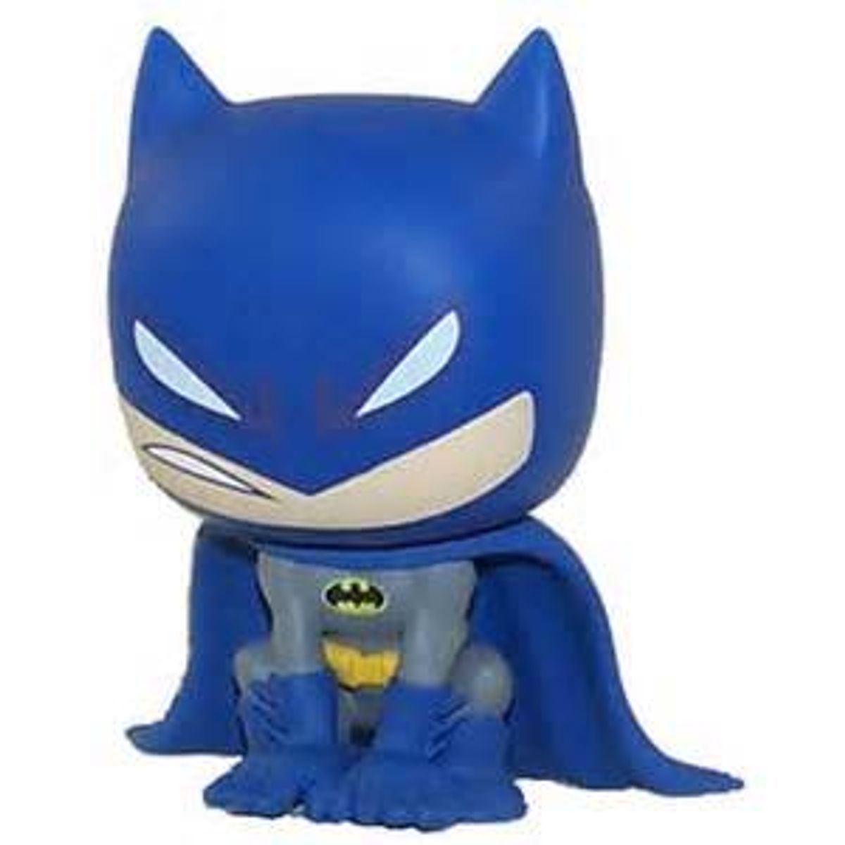 Retro Batman Blue Scowl crouching