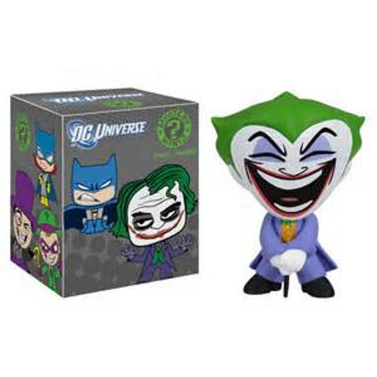 Retro Joker Eyes Closed Open Smile