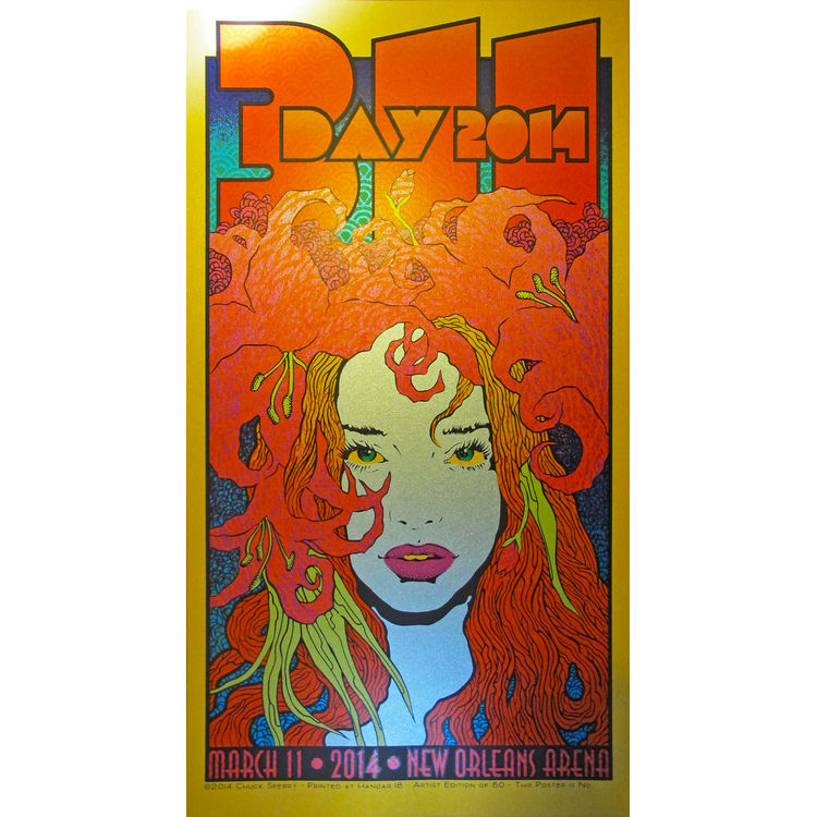 311 Day – New Orleans, LA 2014 (Gold) by Chuck Sperry