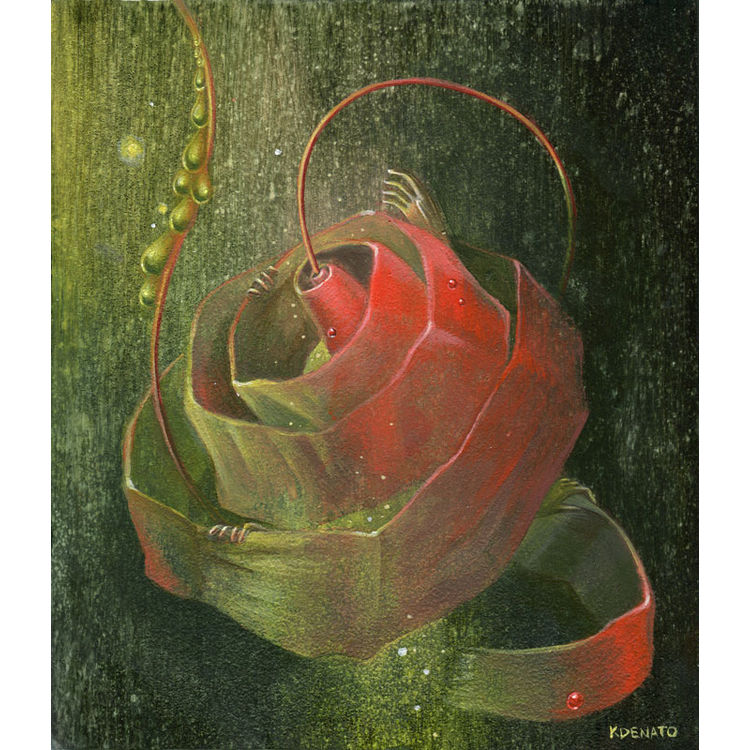 Folding Roses Three by Kelly Denato