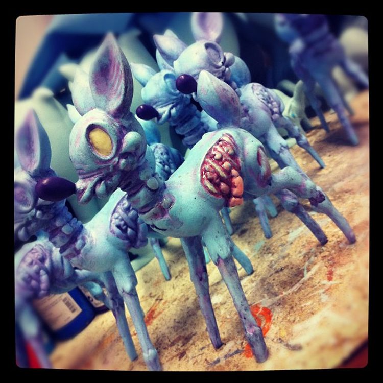 Zombambi - Hand Painted by Brandt Peters
