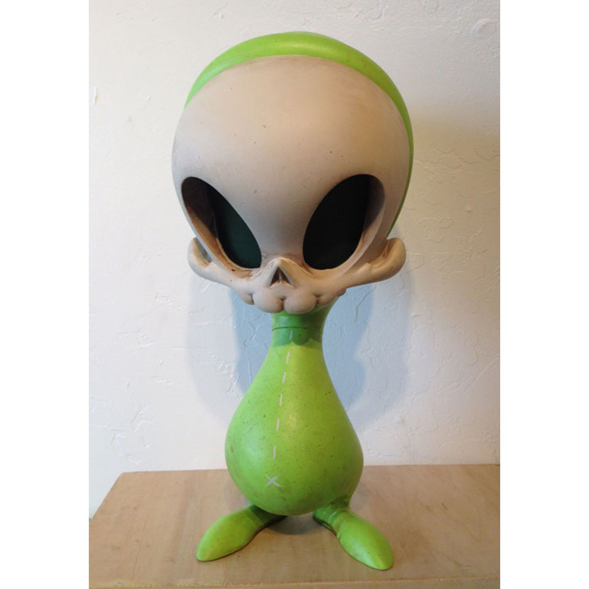 Chartreuse Stitch Midi