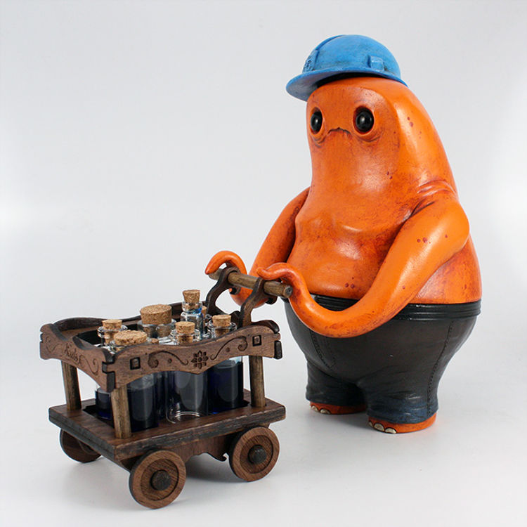 The Collector (Orange) by Andrew Bell