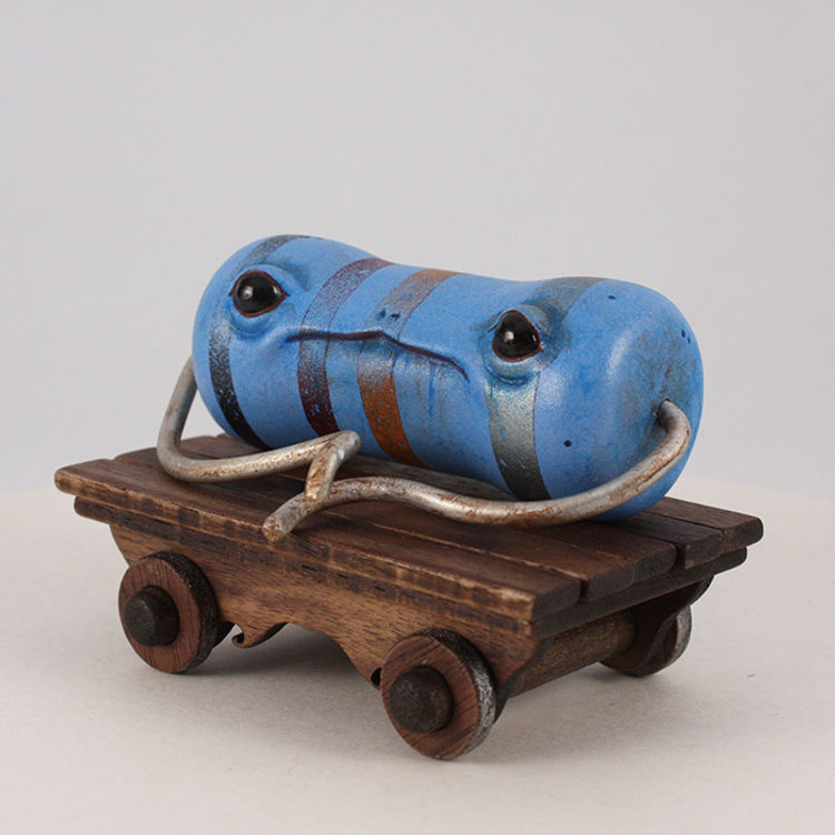 Resistor (Blue) on cart by Andrew Bell