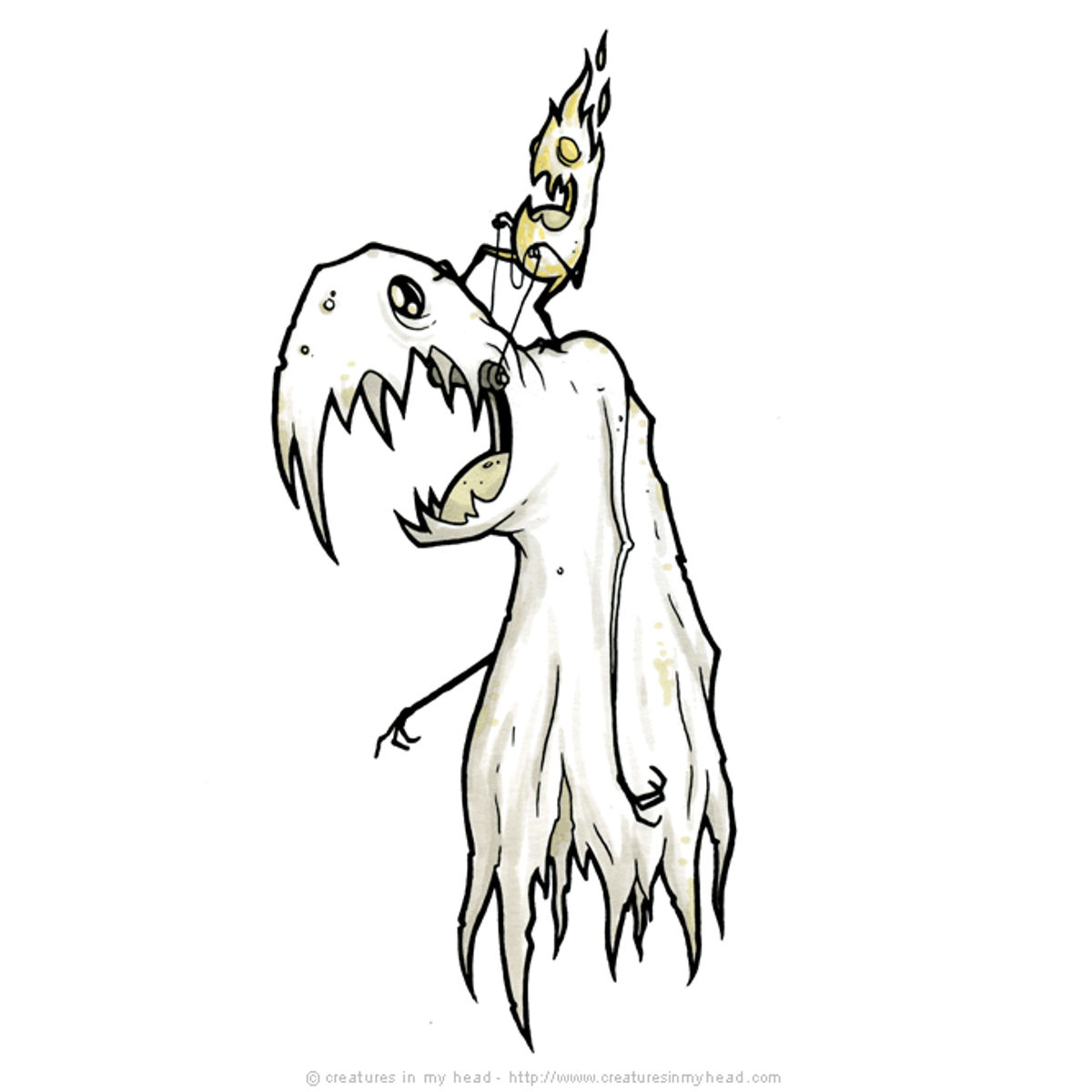 together they rode off into the flames…