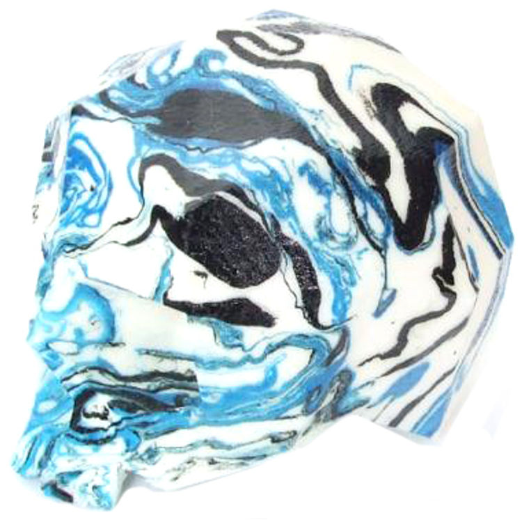 Mini Skelevex - Black & Blue Swirl by DMS