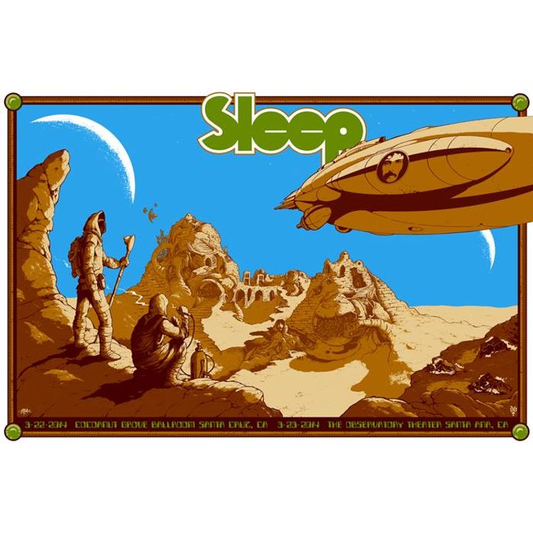Sleep – Santa Cruz / Santa Ana, CA 2014 by David D’Andrea