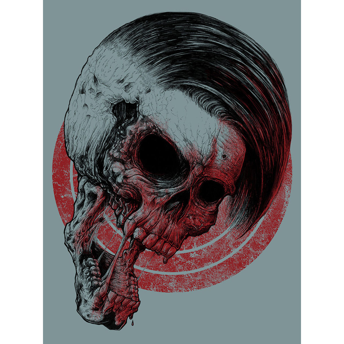 Crushing on Chaos - Steel Blue