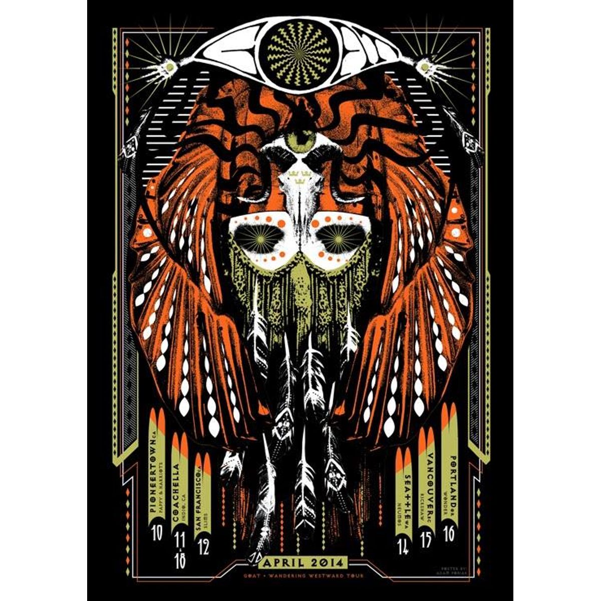 Goat – Wandering Westward Tour 2014