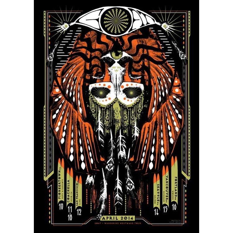 Goat – Wandering Westward Tour 2014 by Adam Pobiak