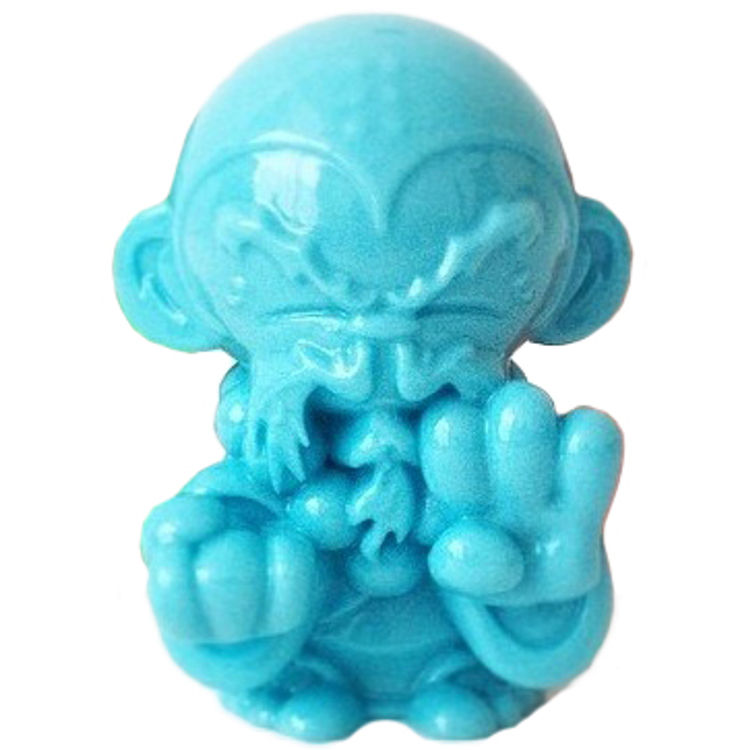 Pocket Monkey Kung Fu Master - GID Blue Spirit by Hyperactive Monkey (Jerome Lu)