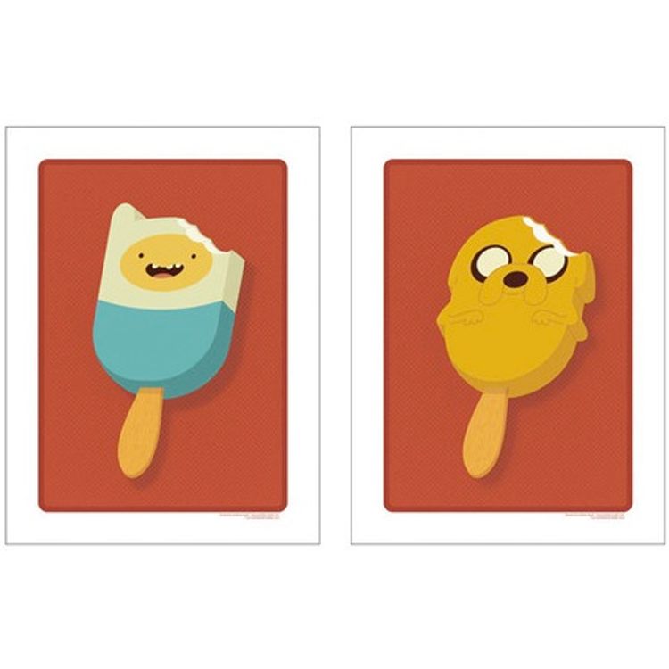 Finn and Jake Pop - Print Set by Andrew Heath