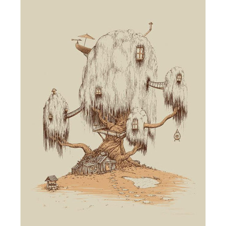 Tree Fort by Barry Blankenship