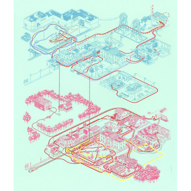 Paths of the Future - Print by Andrew DeGraff