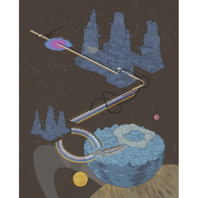 Paths of the Nostromo by Andrew DeGraff
