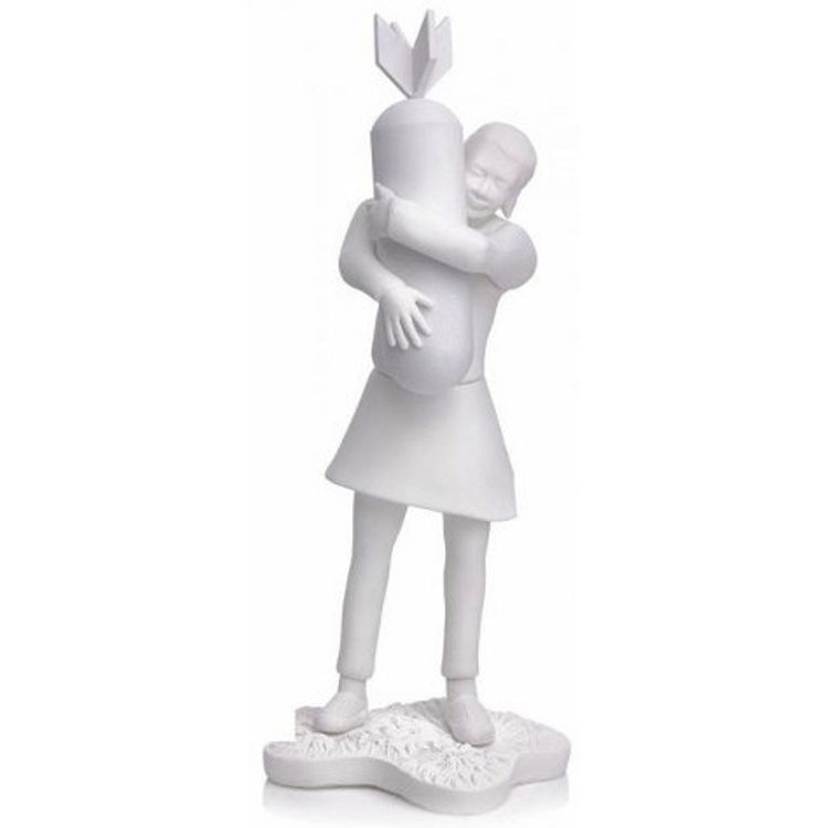 Bomb Hugger - White by Apologies to Banksy