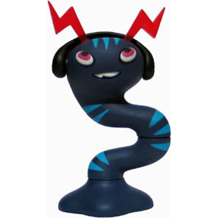 Record Mushi - Black by Pete Fowler