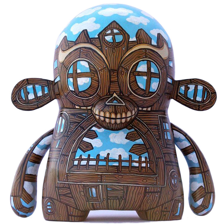 Wooden Monkey I by Hugh Rose