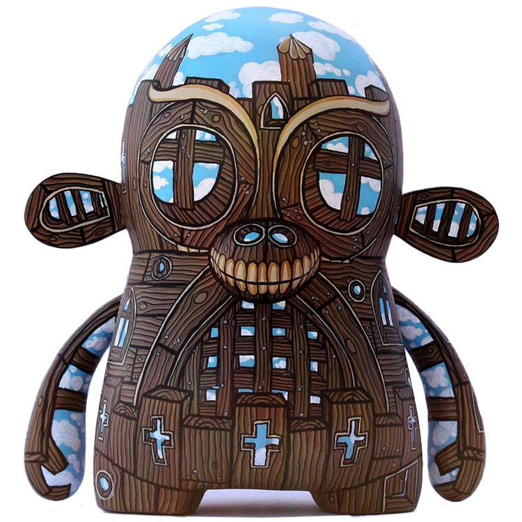 Wooden Monkey II by Hugh Rose