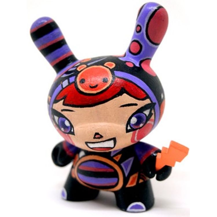 Purple Doodle Suit Dunny by eggaygonda