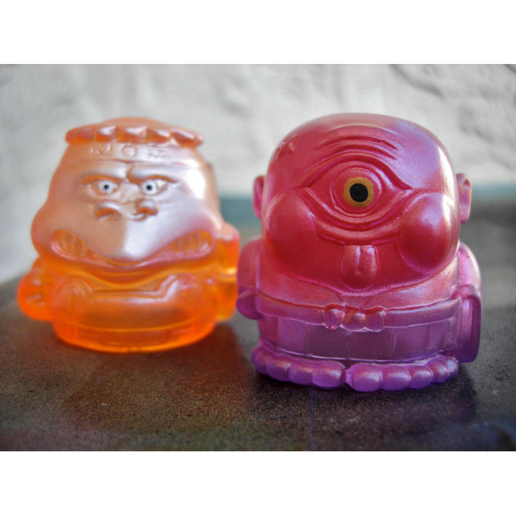 Kappa vs. Cyclops 2-pack (Purple/Orange) by Grody Shogun