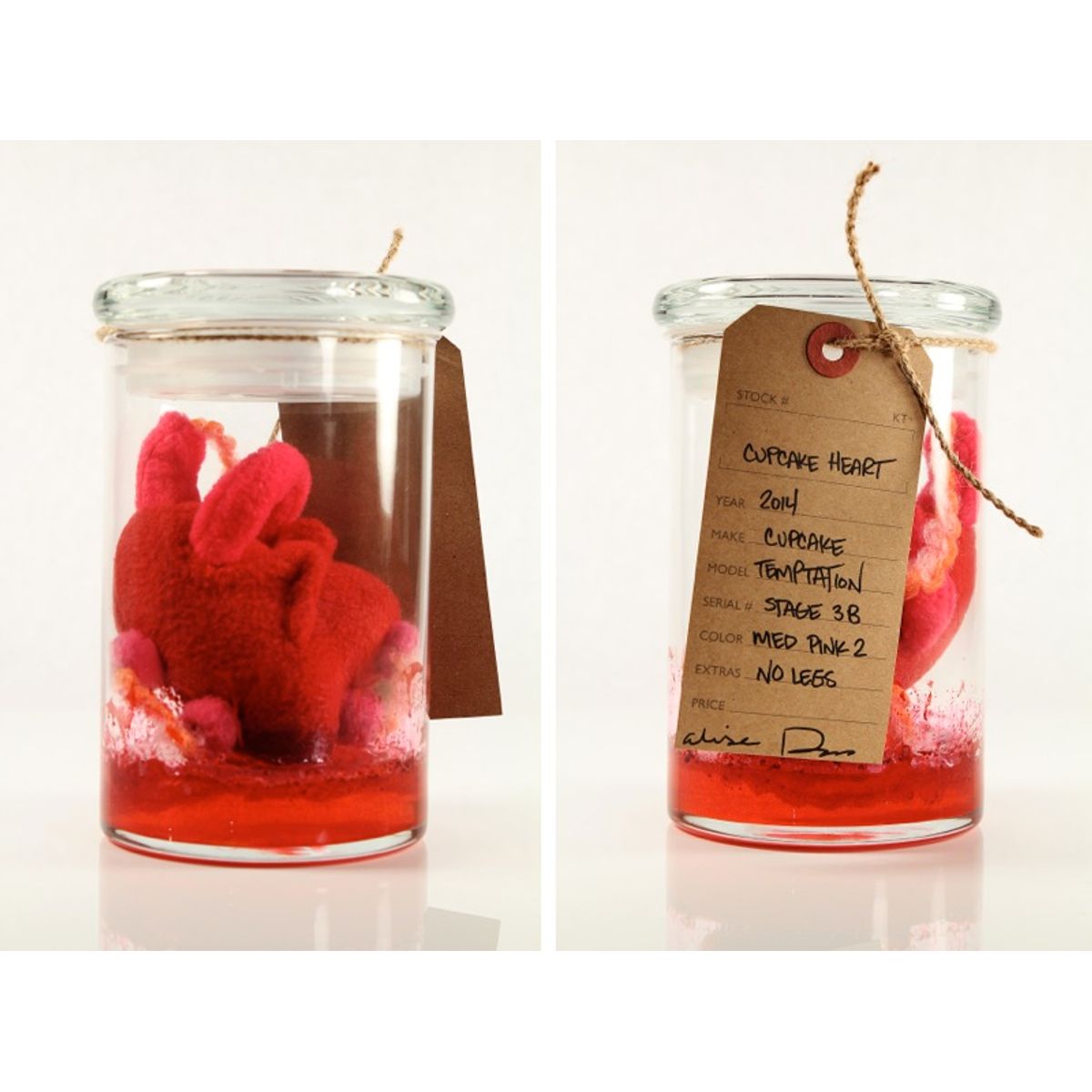 Cupcake Heart (Medium Pink 2)