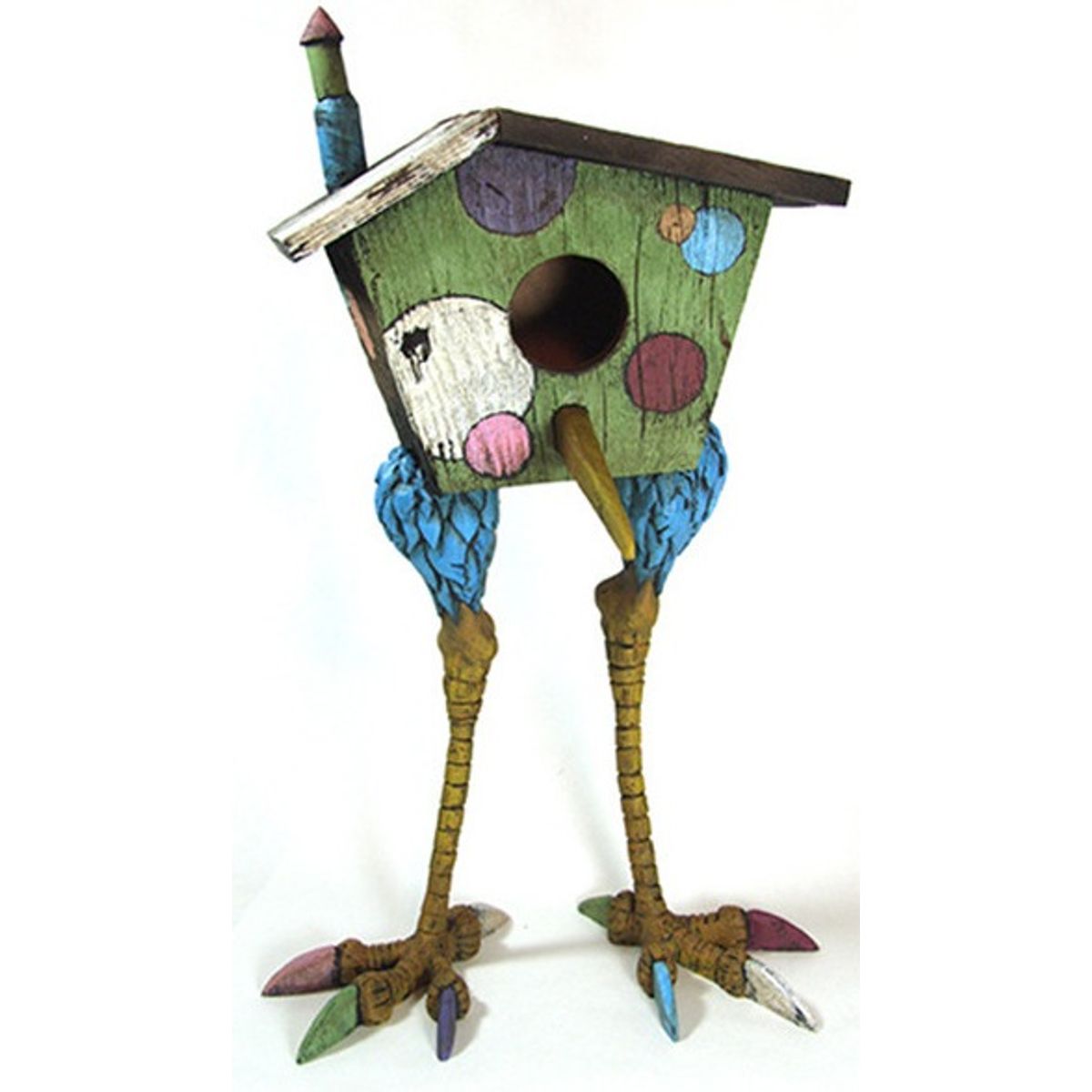 Baba Yaga Green Polka Dot House